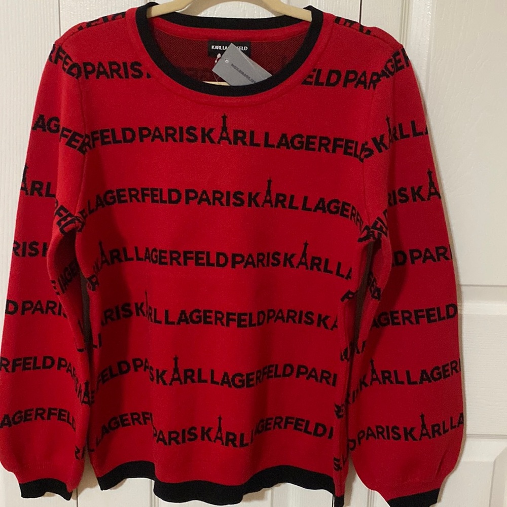 Karl Lagerfeld logo sweater L